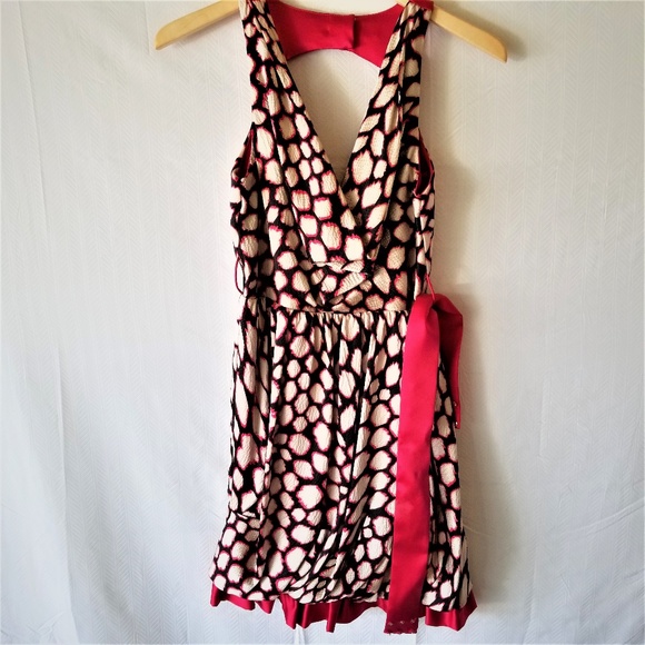 BOGO NWT XENIYA Silk Print Cocktail Dress - 4 - Picture 4 of 8
